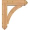 Ekena Millwork Thorton Arts and Crafts Smooth Bracket w/ Offset Brace, Western Red Cedar, 7 1/2"W x 28"D x 32"H BKT0806X28X32THR03SWR - alternate 2